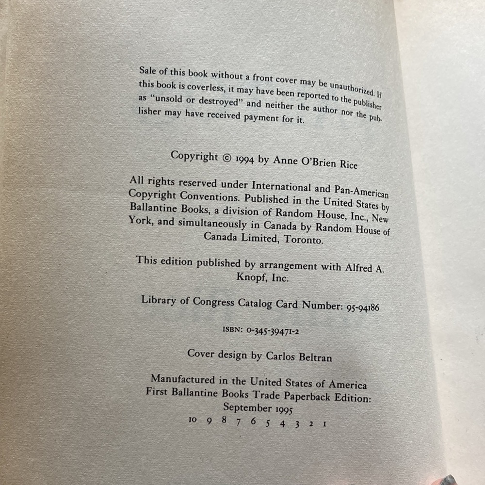 Anne Rice Taltos - Picture 10 of 14